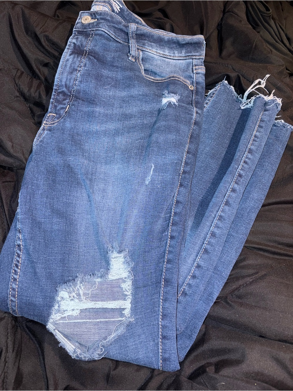 Old Navy 360 Stretch Extra High Rise Rockstar Super Skinny Jeans Women’s 14
